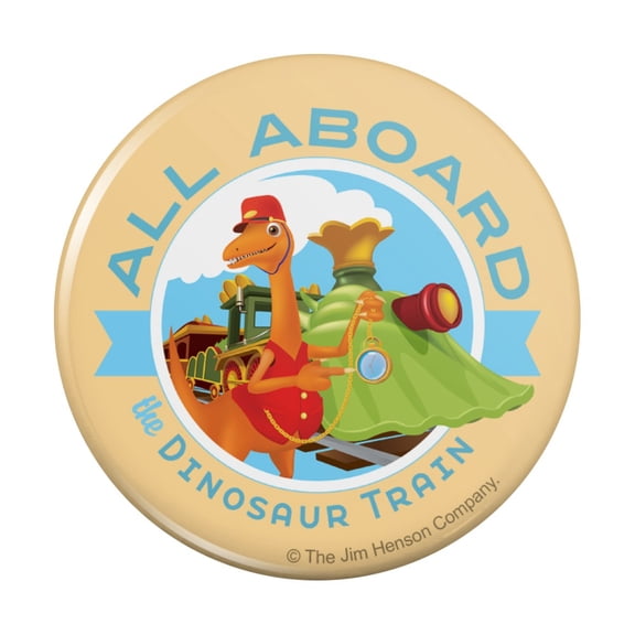 All Aboard the Dinosaur Train Kitchen Refrigerator Locker Button Magnet