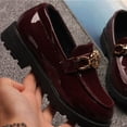 thumbnail image 6 of hopeusnice Kids Rhinestone Mary Shoes Ankle Strap Buckle Closed Toe Sparkly Party School Formal Dress Footwear Wine 21, 6 of 6