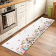 thumbnail image 3 of Spring Easter Sheep 2'x6' Runner Rug, Colorful Eggs Floral Botanical Washable Non-Slip Area Rugs for Hallway Kitchen Floor Bedroom Entryway, StainResistant Laundry Carpet Decoration Indoor Mat, 3 of 9
