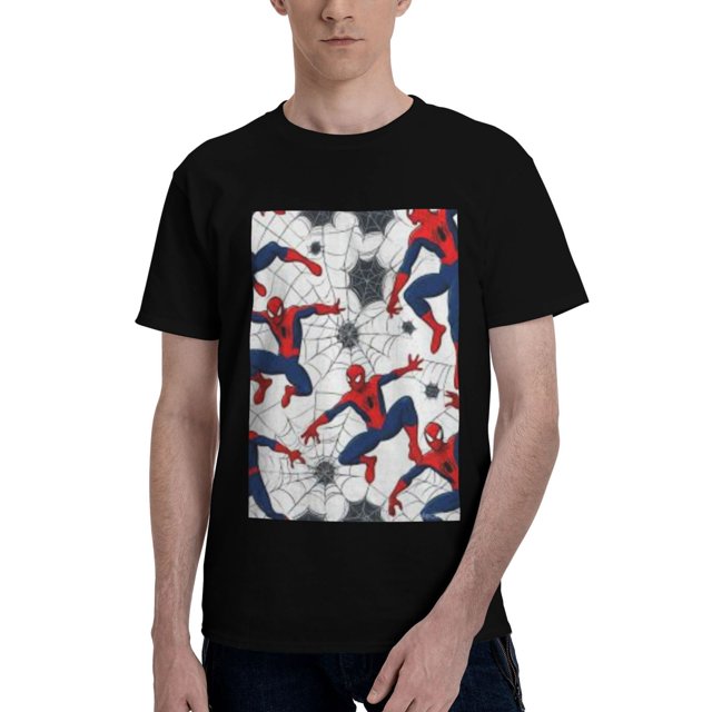 Spider-Man Men's 150g Short Sleeve Crew Neck T-Shirt - Iron On