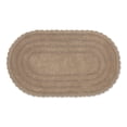 thumbnail image 1 of Alfombra de baño DII Crochet Collection reversible, grande, ovalada, 21 x 34 cm, 1 of 8