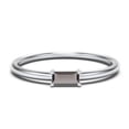 thumbnail image 1 of East-West Stackable Baguette Birthstone Ring - Smokey Quartz (June), 1 of 5