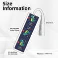 thumbnail image 3 of Kdxio Dinosau Space Explorer Print Metal Tassel Bookmarks,Perfect Gift for Art Lovers and Bookworms Metal Bookmarks for Women, 3 of 8