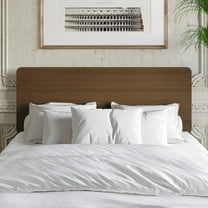 Home Design Keokuk Twin Headboard with Minimalist Design & Easy Installation, Brown, Easy Assembly