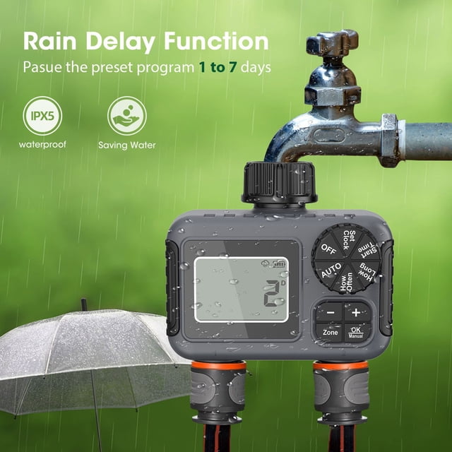 Bookbinding Machine Danhjin Irrigation Timer Water Outdoor Garden Smart Watering Controller Automatic Watering Device Home Decor