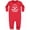 Red, variant on Lawyer Mommy Little Co Counsel Baby Fleece Romper