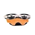 thumbnail image 1 of Yinanstore Finger Shaker Hand Tambourine Bell Finger Tambourine Hand Percussion Instrument for Stage, Performance, Practice Rhythm Live, 1 of 8
