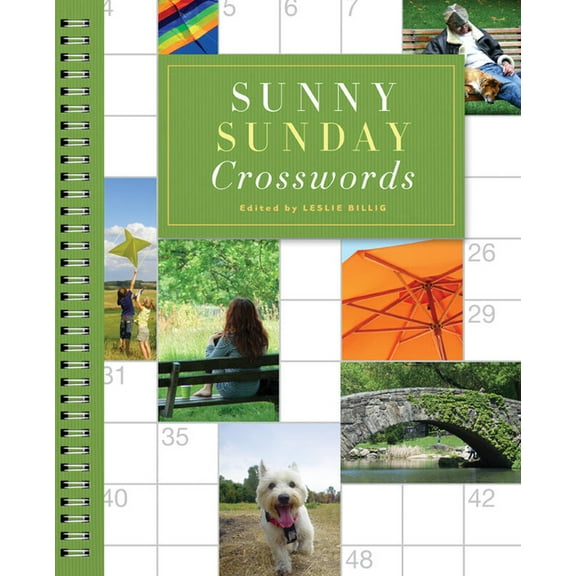 Sunday Crosswords Sunny Sunday Crosswords, (Spiral-Bound)
