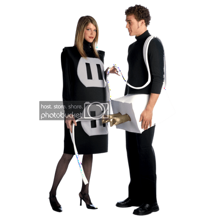 Plug and Socket Couples Halloween Costume