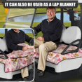 thumbnail image 5 of Whosucclay Dog Golf Cart Seat Cover Protector, Soft Comfortable Breathable Golf Cart Seat Protector for Club Car Yamaha EZGO, 52.36" x 32.28", 5 of 7