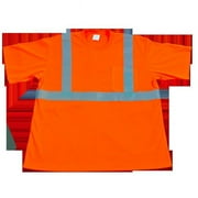 SOPHIA HARPER High Visibility T-Shirt with Pocket - Occunomix Class 2 Moisture Wicking Birdseye, 5X