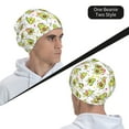 thumbnail image 6 of Naloa Avocado Playing Music Beanie for Men Women Knitted Unisex Winter Hat Beanies Cap Knit Cuffed Beanies Hats, 6 of 7