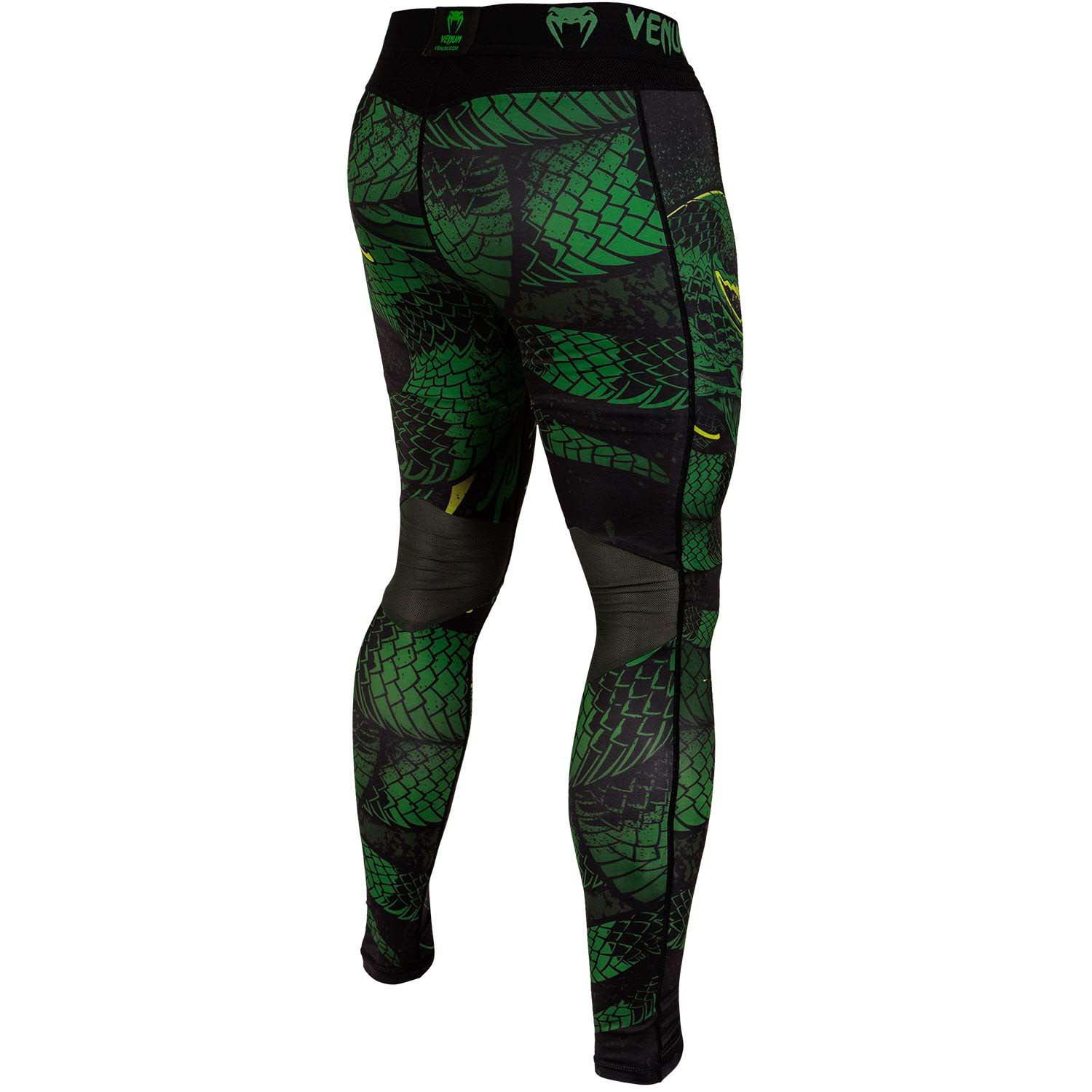 Venum Men/'s Green Viper Spats MMA BJJ Black//Green
