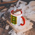 thumbnail image 5 of 3dRose, Tribal styled pattern of the Kanaka Maoli, historical flag of Hawaii, 15oz Two-Tone Red Mug, 5 of 7