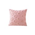 thumbnail image 2 of Throw Pillow Cover, Spring Summer Sunflower Pillowcase With 3D Plush Jacquard Embroidered Design 1 Piece Pastel Pink Decorative Pillow Protector For Couch Bed Chair Home Living, 2 of 5