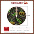 thumbnail image 4 of Kll Carnival Mardi Gras3 Christmas Tree Skirt 36",Party Decorations Farmhouse For Christmas Decorations Holiday Party, 4 of 8