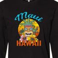 thumbnail image 4 of Inktastic Maui Hawaii Vacation Tiki Long Sleeve T-Shirt, 4 of 5