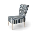 thumbnail image 3 of Designart "Elegance And Colorful Colors Stripes" Upholstered Modern & Contemporary Accent Chair and Striped Arm Chair - Multiple Color & Pattern, 3 of 7