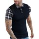 thumbnail image 1 of Gibobby Playera Polo Hombre Polo de piqué de algodón elástico de Manga Corta para Hombre(Negro,XG), 1 of 3
