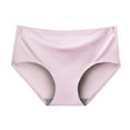 thumbnail image 2 of Itsame Womens Briefs, Breathable Seamless Comfort Cotton Underwear Pink 2XL, 2 of 4