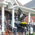 thumbnail image 4 of Welcome Halloween House Flag 28x40 Inch Double Sided Burlap Large Witch Pumpkin Flag Outside Porch Decor Halloween Yard Decoration DF110-28, 4 of 5