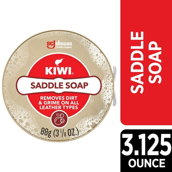 KIWI Leather Outdoor Saddle Soap, 3.125 oz