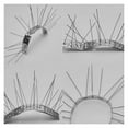 thumbnail image 3 of Juego de 4 varillas disuasorias de aves. Acero inoxidable. Un total de 96 espinas. 25 x 2,8 x 10 cm, 3 of 5