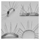 thumbnail image 3 of Juego de 4 varillas disuasorias para pájaros. Acero inoxidable. un total de 96 lomos. 25x2,8x10cm, 3 of 5