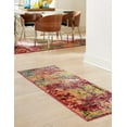 thumbnail image 2 of Unique Loom 3126069 2 Pi 7 Po x 19 Pi 8 Po Lierre Jardin Runner Rug&44; Multi Couleur, 2 of 2