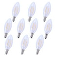 thumbnail image 2 of Elitco Lighting Kerz 3.64" 2.5W 5000K B10 Clear Glass LED Light Bulb (Set of 10), 2 of 2
