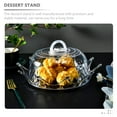 thumbnail image 1 of 1 Set Dessert Dome Cake Protective Cover  Food Cover and Crown Shaped Tray, 1 of 1