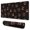 Halloween Orange Spooky, variant on Long Mouse Pads for Desk,Halloween Party Pattern Desk Mats on Top Of Desks, Desk Mouse Pad Extra Large with 3mm Non-Slip Base and Stitched Edge for Gaming,Office,Work,Home 31.5x11.8in