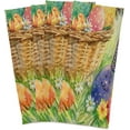 thumbnail image 6 of Watercolor Basket Easter Eggs Tulips Willow Tree on The Grass Kitchen Dish Towels Set of 4 Absorbent Hand Towels, Lint-Free 18"x28" Dishcloths Fast Drying for Cooking Baking Home Clean, 6 of 7