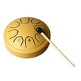 thumbnail image 4 of Tambor de Lengua, Tambor de Acero Al Carbrowe de 15 Nadas, Tambor de Mano de 4,5 Pulgadas y 8 Tonos Con Tecla d Para Adultos y Niños Principiizs, 4 of 7