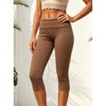 thumbnail image 5 of LMLYSoH Women's Slim Fit Capri Pants Dot Print Leggings Elastic Waistband Cropped Trousers for Party, Daily Wear, 5 of 9