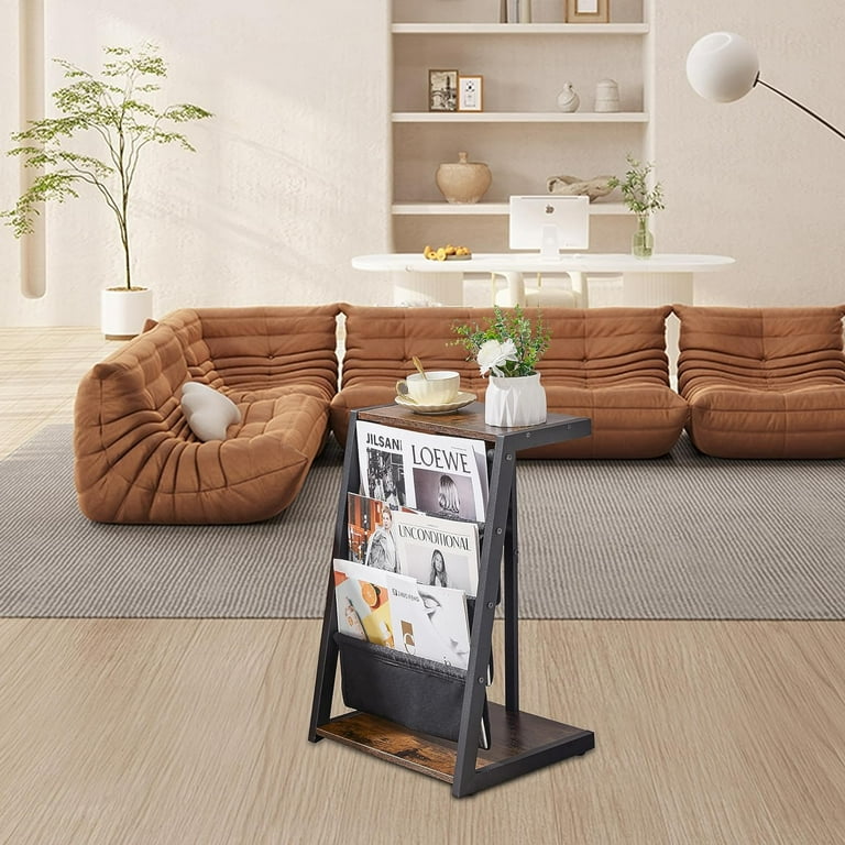 End Table with Magazine Holder,Multifunction Magazine Rack End Table with Magazine Holder,Multifunction Magazine Rack