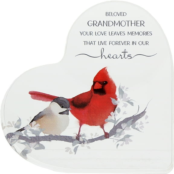 Pavilion Gift Company - Grandmother - 3.5" Acrylic Heart Plaque