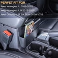 thumbnail image 7 of Front Under Seat Tray and Armrest Hidden Box Storage Organizer Compatible with Jeep Wrangler JL/JLU 2018-2022 2023 2024 2025 and Jeep Gladiator JT Truck 2020-2025 Accessories （Patented Design）, 7 of 7