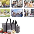 thumbnail image 4 of Bolsa térmica plegable Lojalitet 20L, bolsa de compras, bolsa de picnic, bolsa térmica con aislamiento, bolsa aislante, bolsa térmica para acampar, picnics, transporte de alimentos, compras, 4 of 5