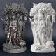thumbnail image 2 of The Triple Goddess Sculpture Celtic Sacred Moon Triple Goddess Mother Maiden Crone Under Tree of Life Statue Hecate Brigid Decor Garden Sculpture, 2 of 5