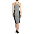 thumbnail image 2 of Rachel Roy Womens Colorblocked Sleeveless Strapless Midi Dress, Black, 6, 2 of 2