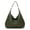 Dark Green, variant on Vintage Chic Hobo Leather Tote - Spacious & Durable Vegan Bag - Stylish Shoulder or Underarm Purse for Women