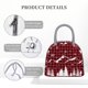 thumbnail image 4 of Fotbe Christmas Tree Buffalo Plaid Bolsa de Almuerzo con Estampado, Lonchera Aislada, Contenedor de Comida Reutilizable Tipo Cooler a Prueba de Fugas, 4 of 6