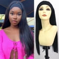 thumbnail image 7 of EARKITY Black Synthetic Lace Front Wig, Long Body Wave Lace Wig Pre-plucked Hairline with Baby Hair HD Glueless Lace Front Wig for Women, 7 of 7