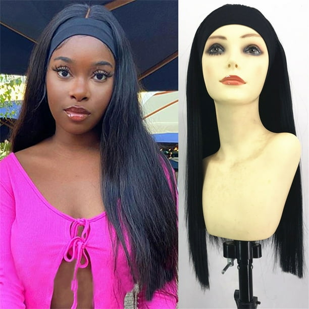 Daisyyozoid Wholesale Black Straight Hair Long Wigs Fashion Sexy Wave Synthetic Wig High Temperature Walmart