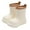 White, variant on REDARER Girls Rain Boots - Cute Cartoon EVA for School & Outdoor, Durable Comfortable Kids Shoes - Rain Boots Kids,Color:Green Size:3-4 Years