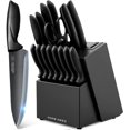 thumbnail image 1 of Juego de cuchillos Home Hero de acero inoxidable con alto contenido de carbono, 16 piezas, 1 of 9