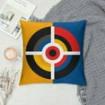 thumbnail image 2 of with Red Yellow Black White and Blue Rings Archery, Aim, Goal, Hit, Background, Sport Pillow Case,, 2 of 5