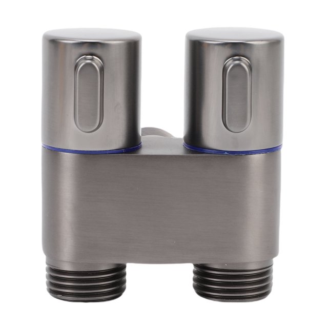 Válvula De ángulo 1 En 2 Salida, Rosca Macho G1/2 Válvula De Cobre De Doble Control Control De Agua Para Inodoro Bidé Balcón Cocina
