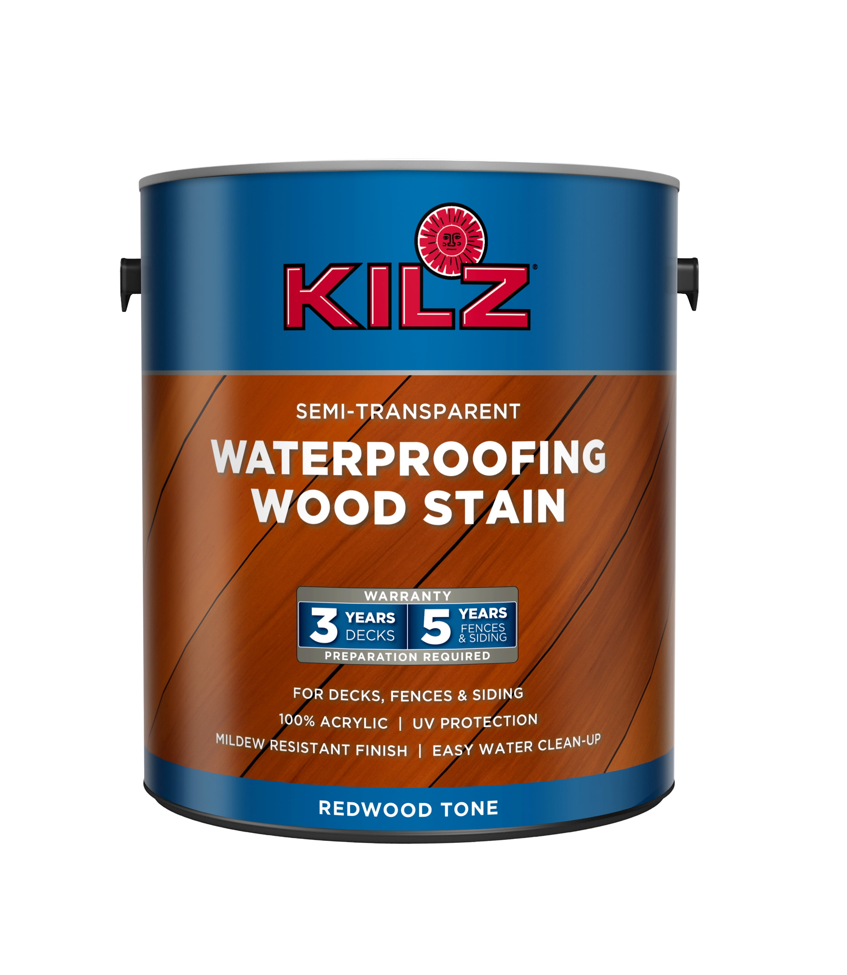KILZ Semi-Transparent Stain, 1 gallon